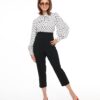 Collectif 1950s Black Nora Capri Pants